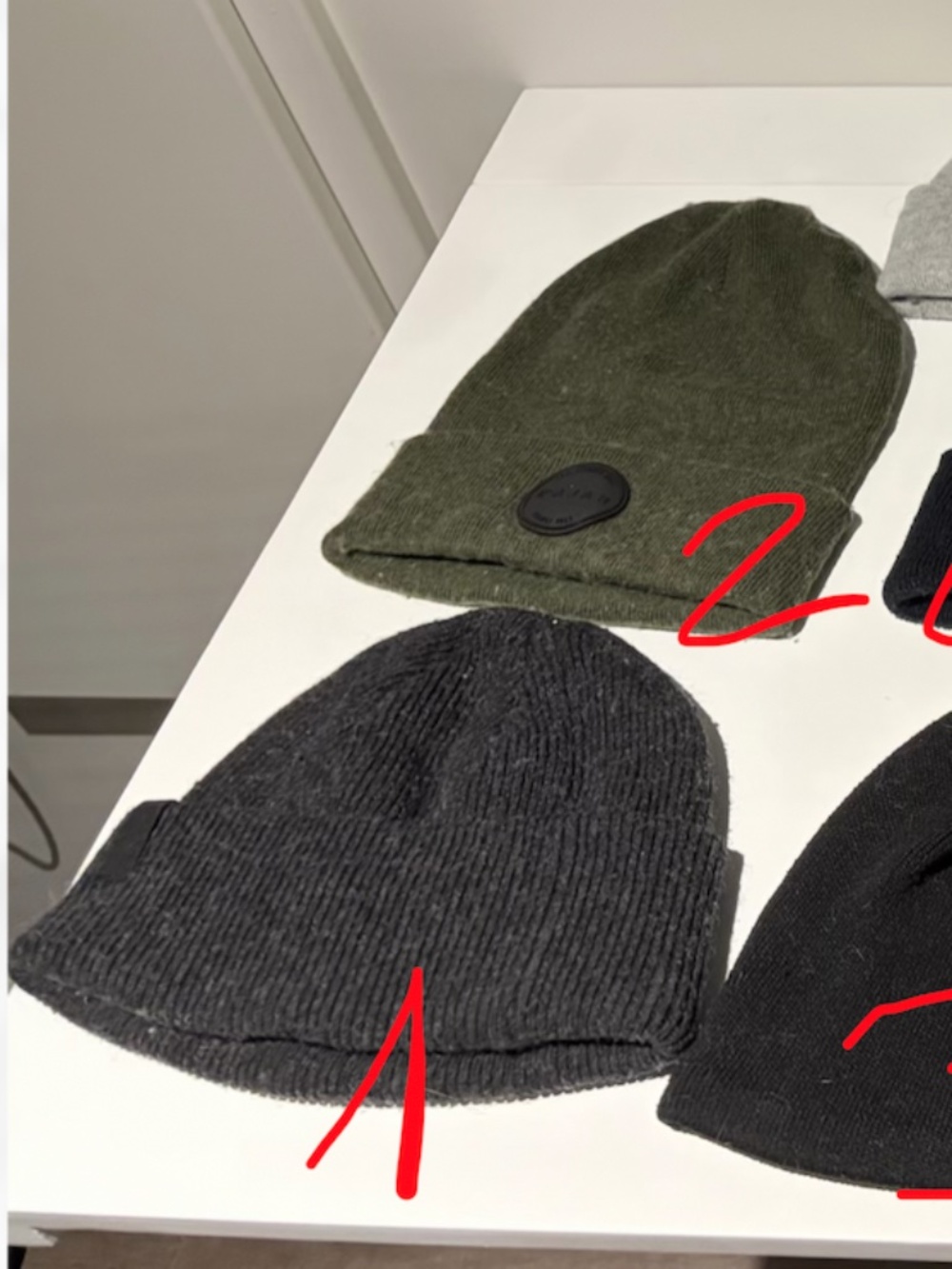 1 - BULA Dark Grey Knit Beanie One Size